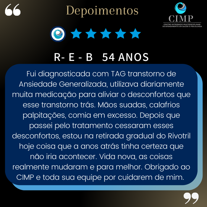 depoimentos sobre tratamento por eletroestimulação transcraniana